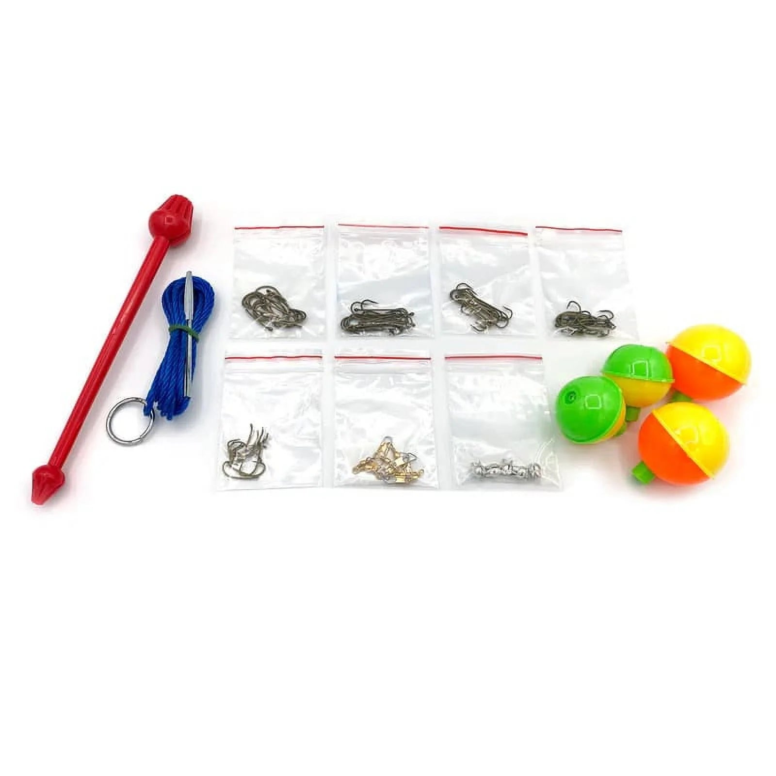 (2 Pack)  Worm Gear Single Tray Tackle Box Green